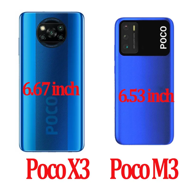 POCO X 3 Steklo,Zaščitno folijo Za Xiaomi Poco X3 M3 Stekla Screen Protector objektiv Pocophone F2 PRO Malo X3 Poco X3 NFC Očala
