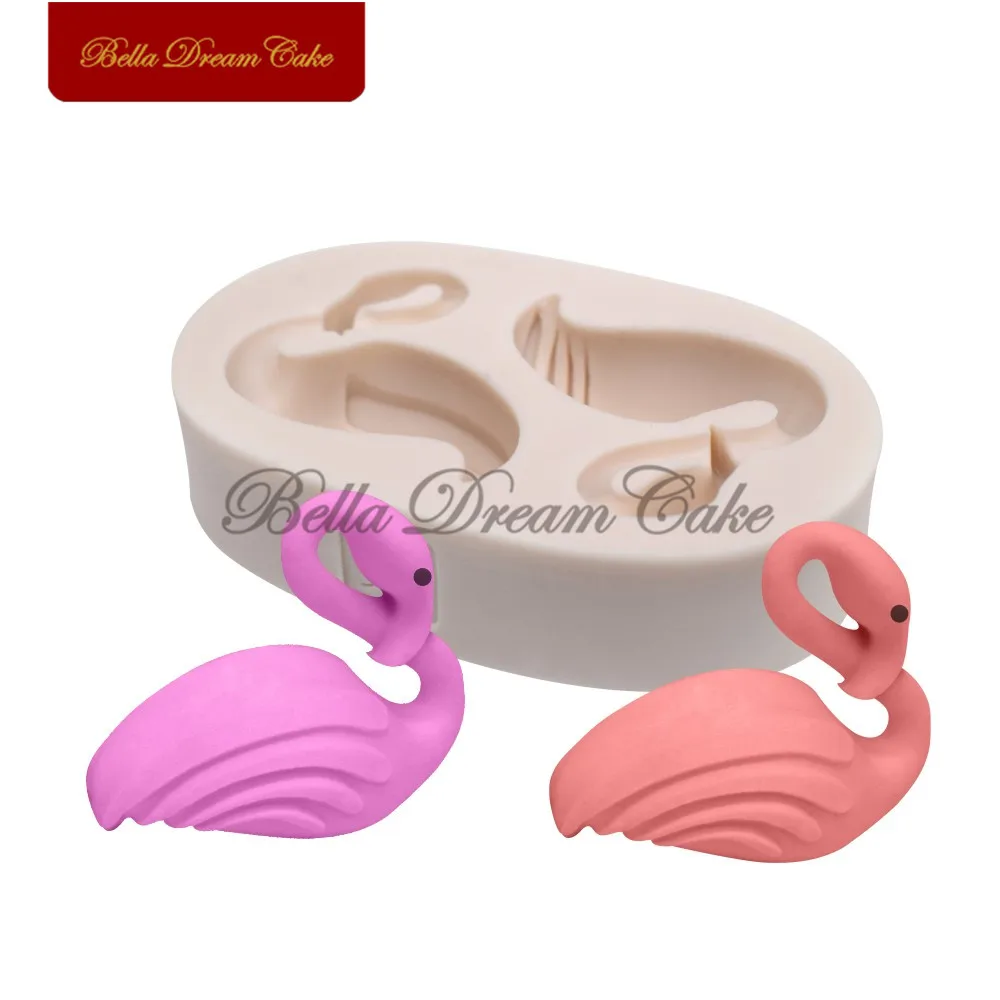 Živali Flamingov Silikonsko Plesni Sladkorja Gumpate Plesni Fondat Torta Dekoraterstvo Plesni Design Torta Čokolada Peko Orodje