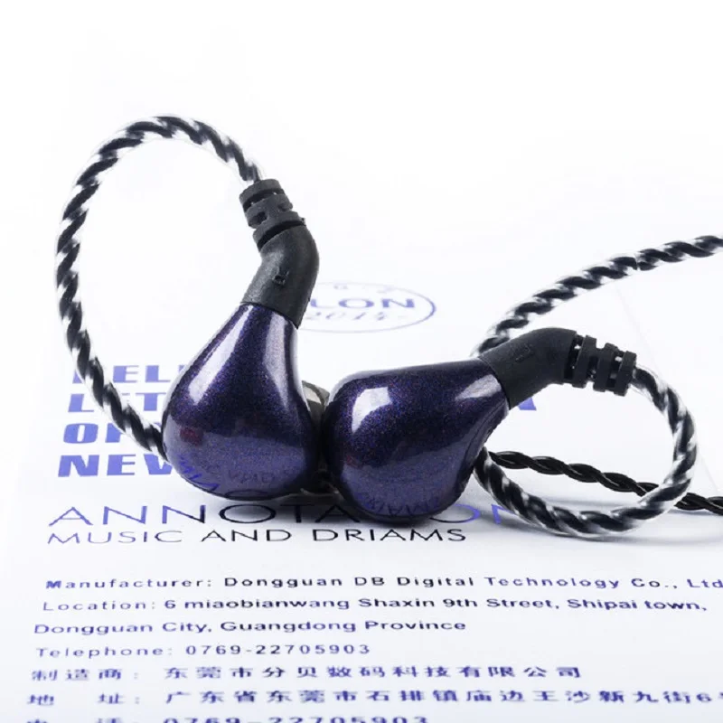 Novo BLON BL-03 BL03 10 mm Ogljikovih Prepone Dinamičnega Voznika V Uho Slušalke DJ Teče Ušesnih Čepkov Snemljiv 2PIN Kabel BL-01
