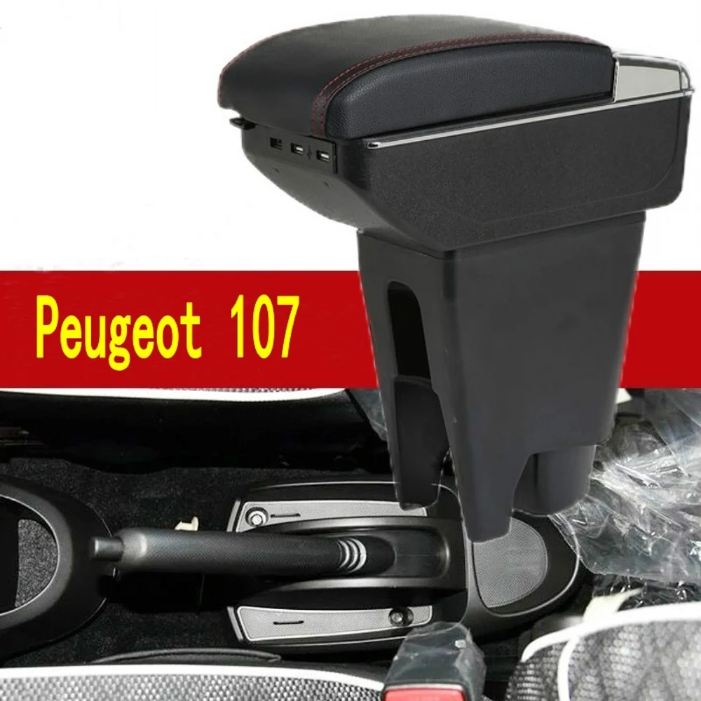 Za Peugeot 107 armrest polje Peugeot 107 centralno Shranjevanje vsebine polje skodelico imetnika Motornih rekonstrukcija dodatki