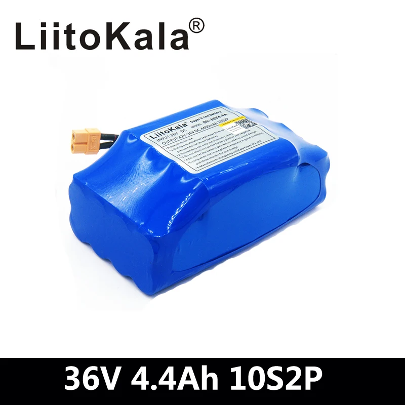 LiitoKala 36V 4.4 Ah 5.2 Ah visoko možganov 2 kolo, električni skuter self uravnoteženje litij-ionska baterija za Self-uravnoteženje Ustreza 6.5
