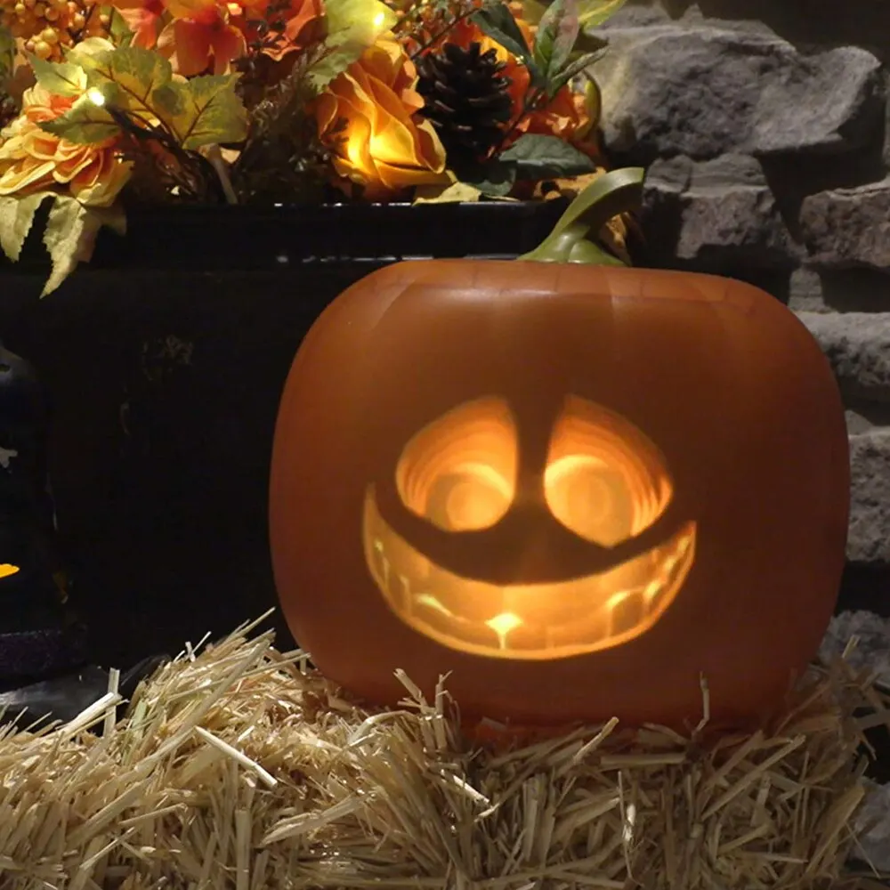 3 v 1 Halloween Flash Govorimo Petje Animirani LED Bučna Projekcija Svetilka za Domačo Stranko Luč Hiša Okraski Rekviziti