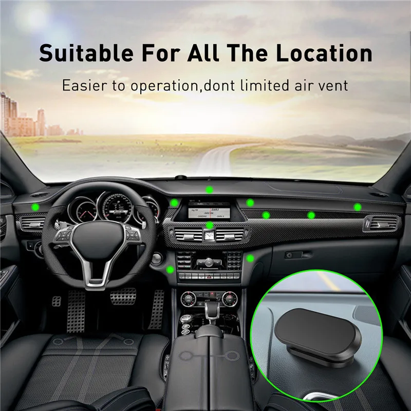 Oppselve 360 Magnetna Avto Nosilec za Telefon, ki Stojijo v Avto za iPhone Huawei Mount Magnet Mobilni Mobilni Telefon Steno nočni omarici Podporo GPS