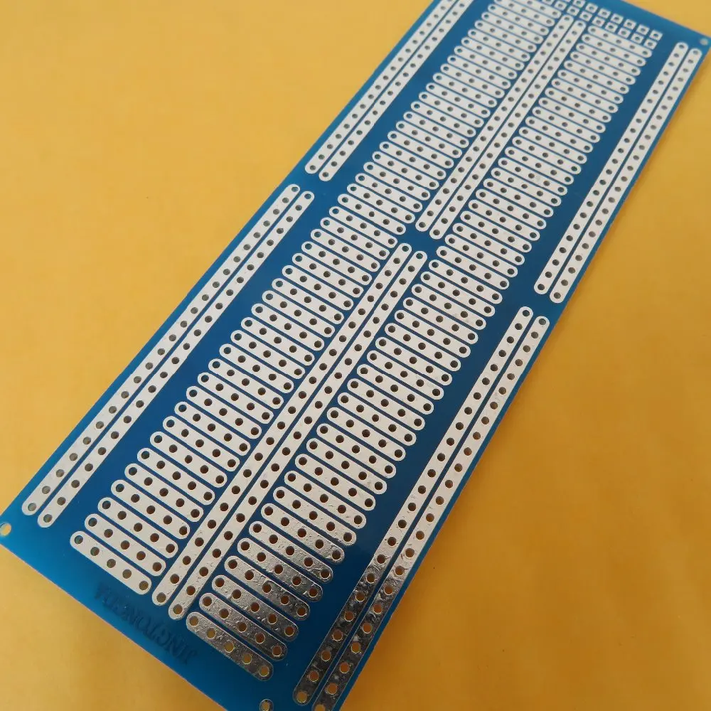 5pcs/veliko FR-4 4.8x13.3cm DIY univerzalno Stripboard Veroboard nerezane Platine breadboard iz steklenih vlaken, vezje vero Odbor protype kositra