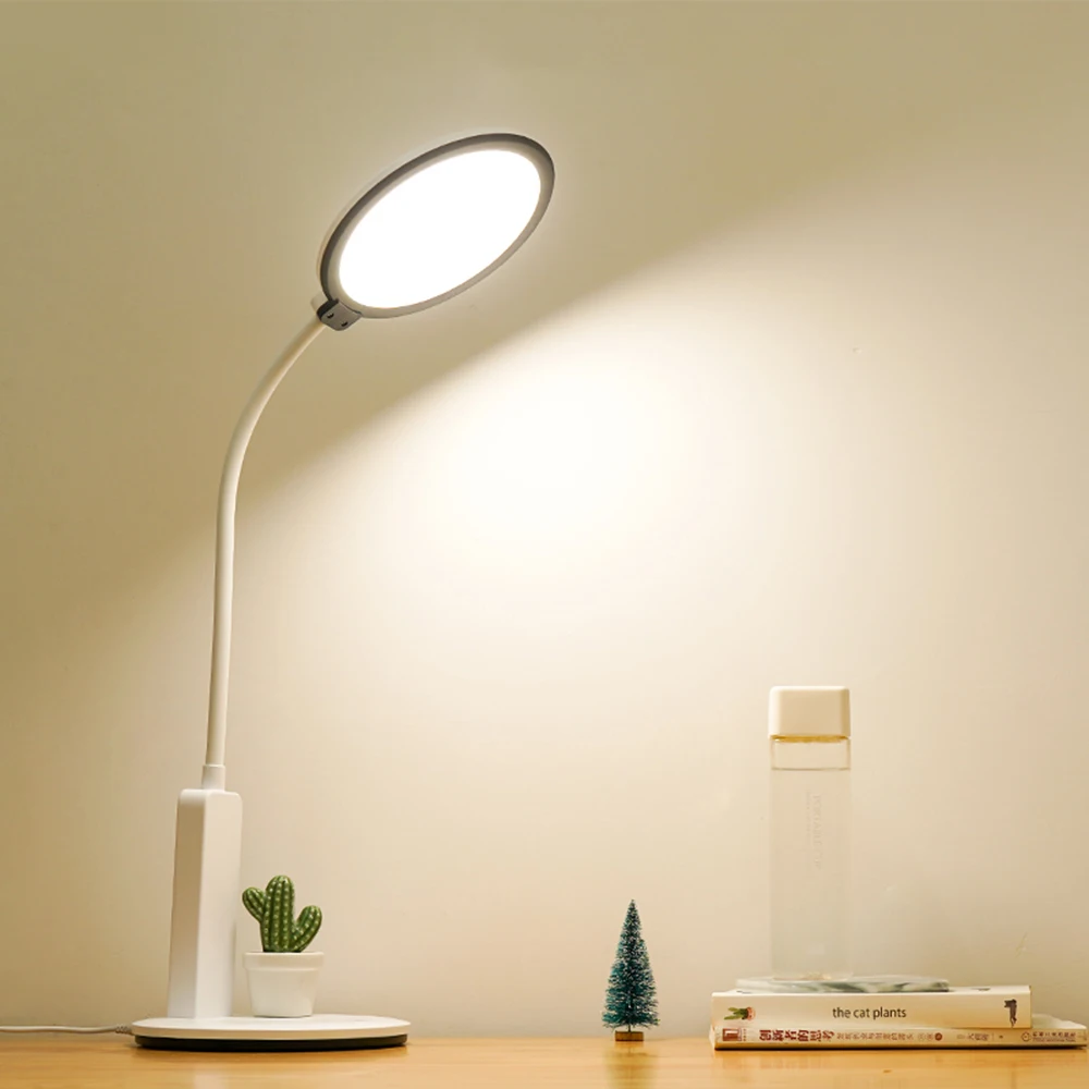 SUCHME LED Namizna Svetilka, Visoko Svetlost, Visoka Moč Comsumption 15.6 W Bele Barve Luči 3 Stopnje Svetlosti Zaščita Oči Lučka