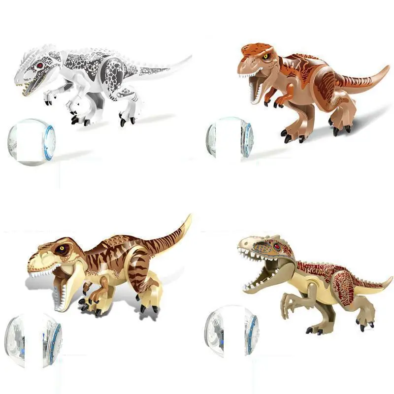 1Pcs/Nastavi 79151 Jurassic Dinozaver Svetu Številke Tyrannosaurs T-Rex Stavbe, Bloki, Opeke Združljiv Dinozaver