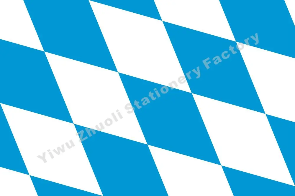 V nemčiji na Bavarskem (lozengy) -Zastave 150X90cm (3x5FT) 120 g 100D Poliester Dvojno Žico in Visoko Kakovost Banner Brezplačna Dostava