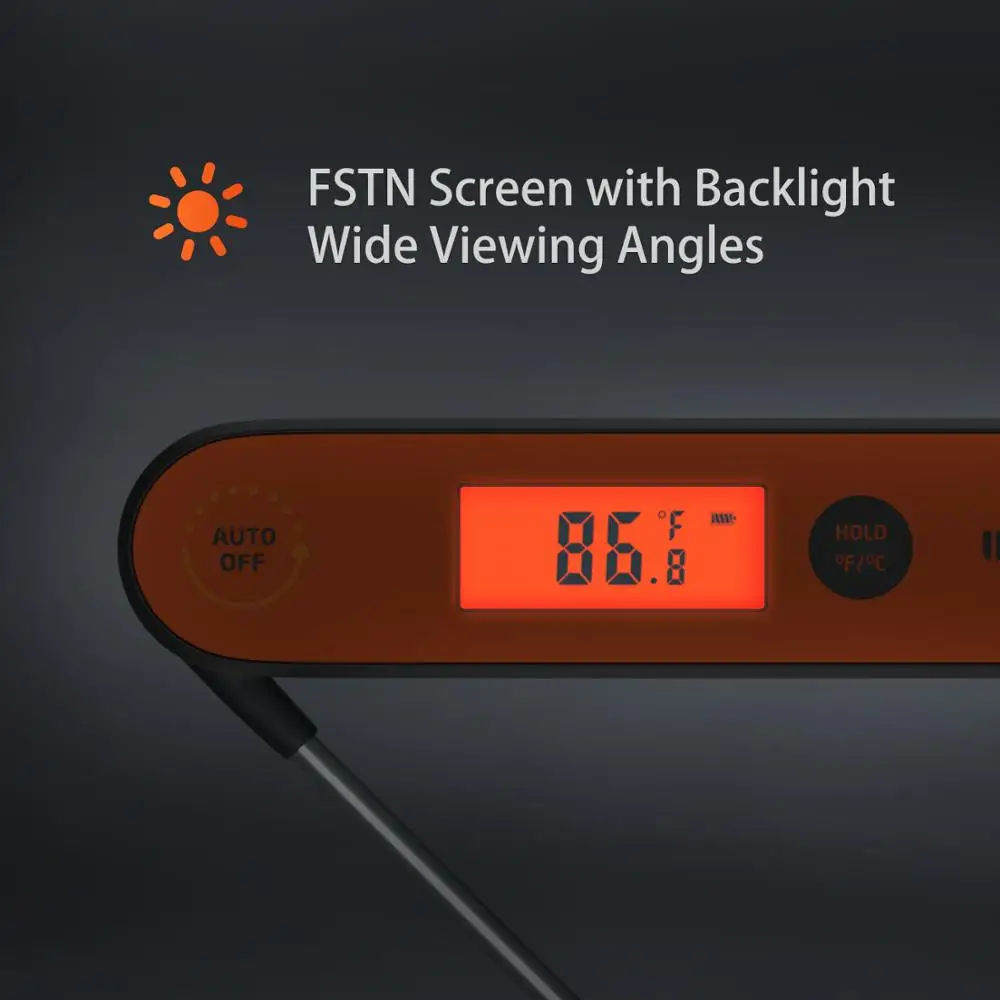 Inkbird IHT-1P Visoke Kakovosti Natančen Prikaz Temperature Digitalni Kuhanje Mesa Termometer s Hrano-Razred Sonda Ipx5 Nepremočljiva