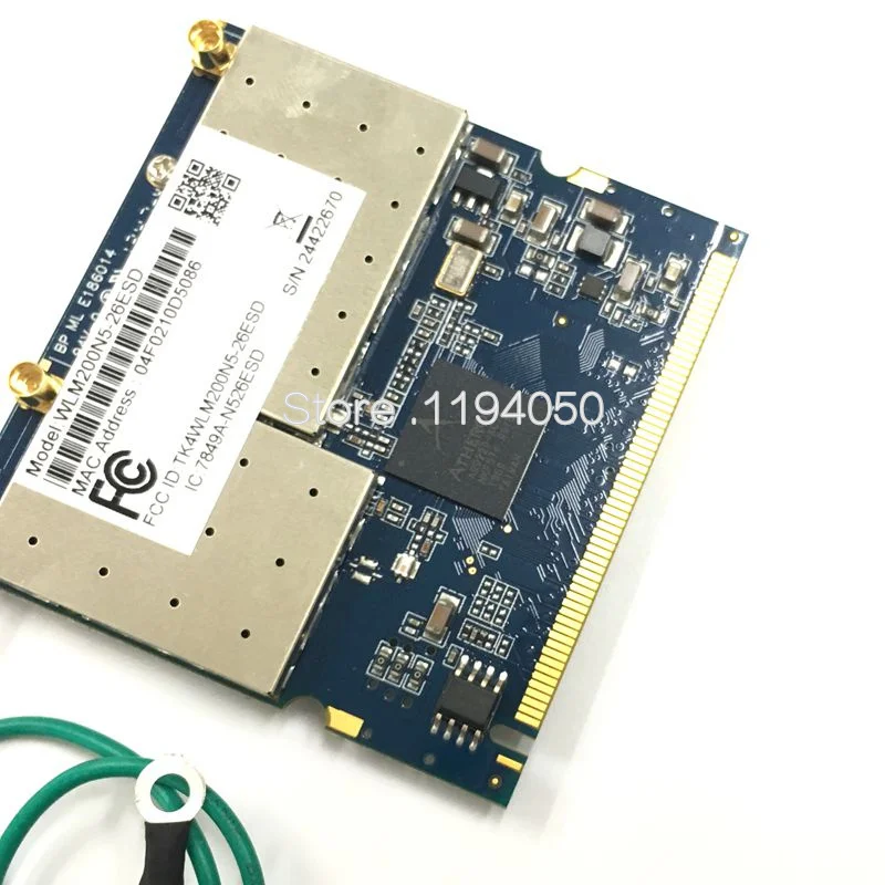 High-power miniPCI brezžična omrežna kartica AR9220 WLM200N5 - 26ESD 2,4 GHz/5GHz dual-band 300Mbps, WiFi