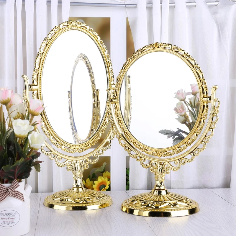 2 Straneh Ličila Ogledalo Mizo Kozmetično Ogledalo Plastičnih Oblači Ogledala Orodja