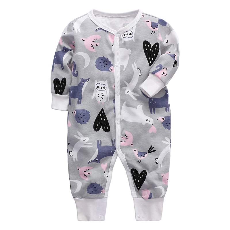 Baby Fantje Dekleta Oblačila Za Novorojenčka Jumpsuit Za Malčke Spalnik Pajama 3-24 Mesecev Otroška Oblačila