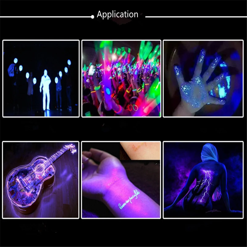 UV LED Black Light Napeljave, 6W Prenosni Blacklight Lučka za UV Plakat, UV Umetnosti, Ultravijolični Zdravljenje, preverjanje Pristnosti Curren