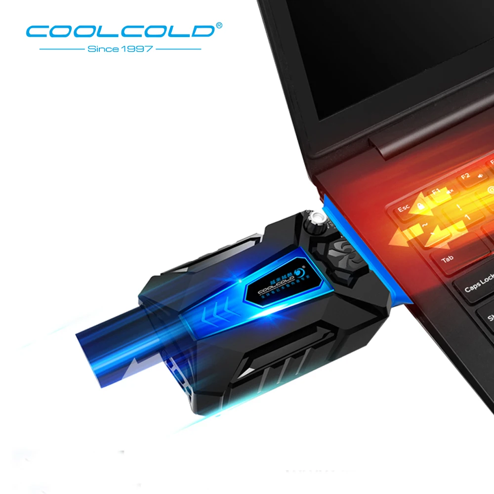 COOLCOLD Laptop Vakuumske Hladilnik Hitro Spustnem CPU Temperatura Smart Prenosnik za Hlajenje Pad z Močno Ventilatorji Za 12-17 palčni Prenosnik