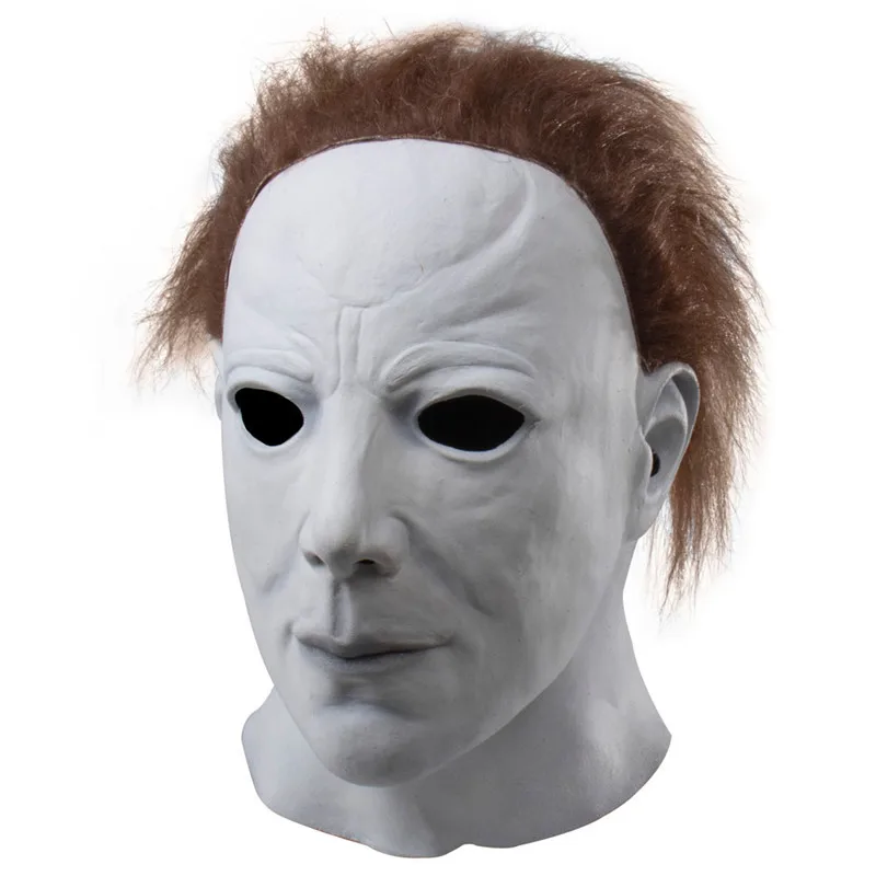Odraslih, Vroče Prodaje Grozo Michael Myers, Pustne Maske, Cosplay Kostume LED Luči ali Brez LED Strašno Latex Maske, Kostume Pokrivala