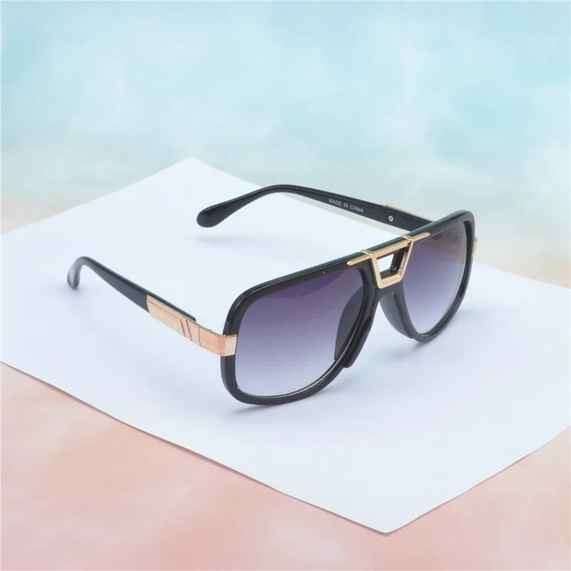 Nove Modne Moške Velik Kvadrat sončna Očala Človek Luksuzne blagovne Znamke Oblikovalec Prevelik Kovinski Ženske sončna Očala Za Moške Vožnje UV400 NX