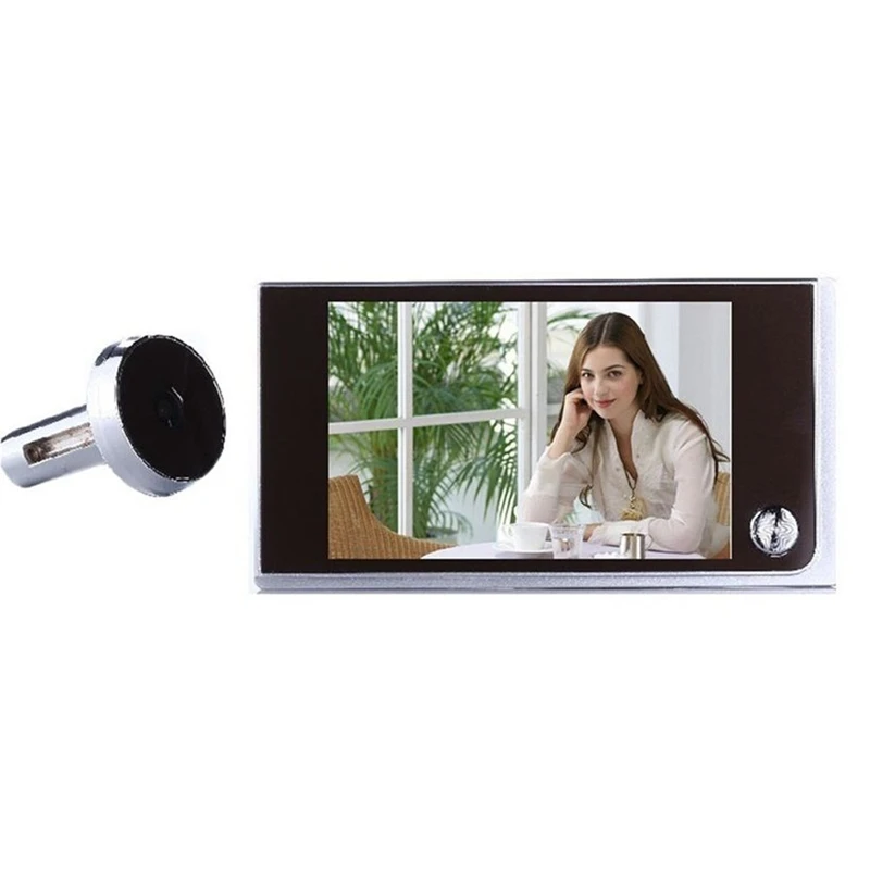 3.5 palčni LCD Luknjo Pregledovalnik Vrat Oči Zvonec Barvna IR Camera,EU Plug