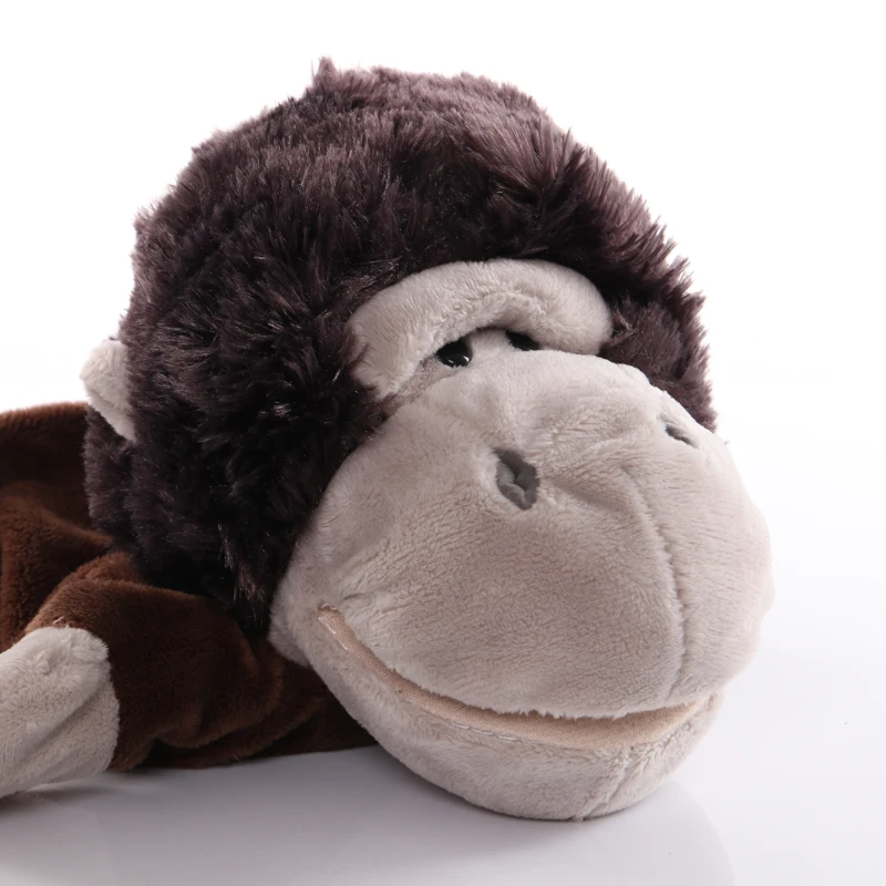 25 cm Živali Strani Lutkovno Šimpanz Plišastih Igrač Baby Izobraževalne Roko Lutke Risanka Pretvarjamo, Pripoveduje Zgodbo Lutka za Otroke Otroci