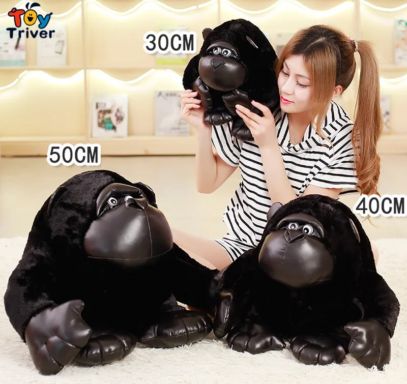 Črna Gorile Šimpanzi Opica, Orangutan Plišastih Igrač Nagačene Živali Lutka Baby Otroci Otroci Igrače Darilo Za Rojstni Dan Doma Dekor Trgovina
