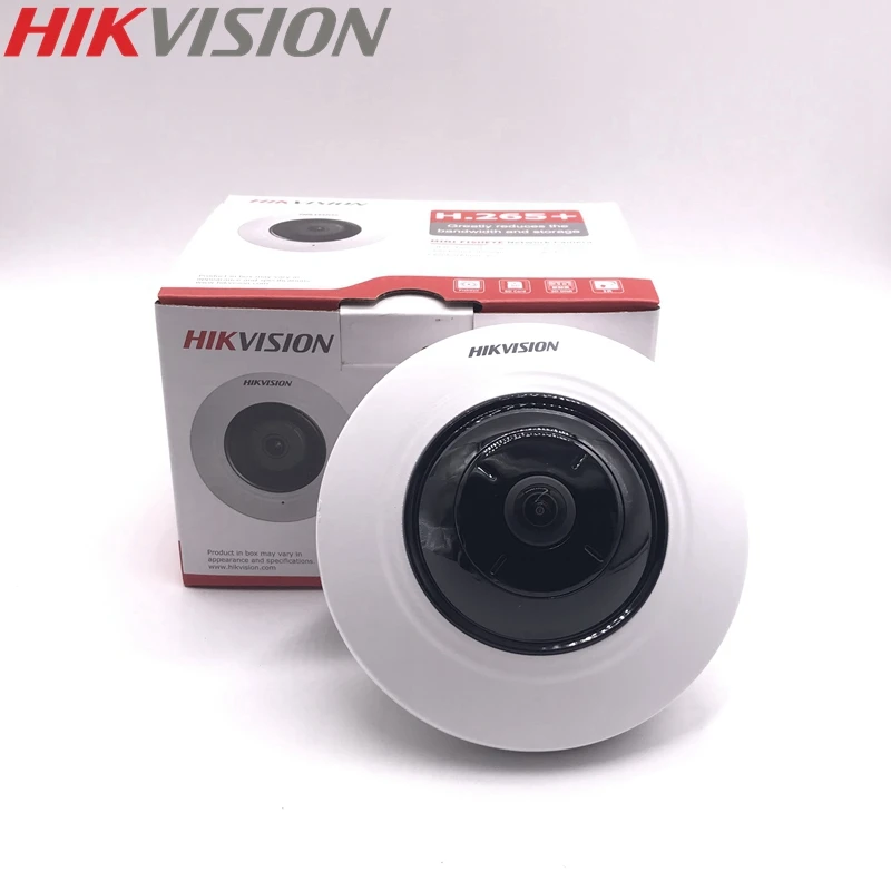 HIKVISION 5MP Fisheye Fotoaparat DS-2CD2955FWD-JE Mednarodno Različico IP Kamero H. 265+ PoE Podpore EZVIZ Hik-Povezavo, ki je Na Zalogi