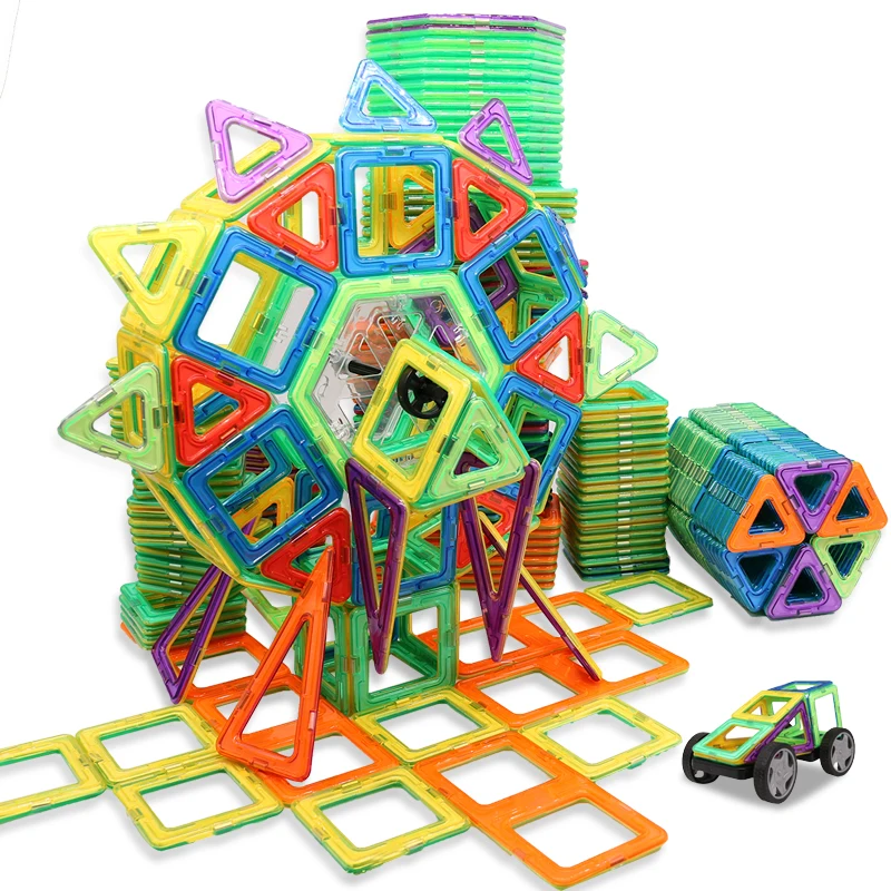 Magnetni Gradniki Oblikovalec Konstrukcijski Set Model & Stavbe Igrače, Plastični Magnet Bloki Izobraževalne Igrače Za Otroke, Otrok
