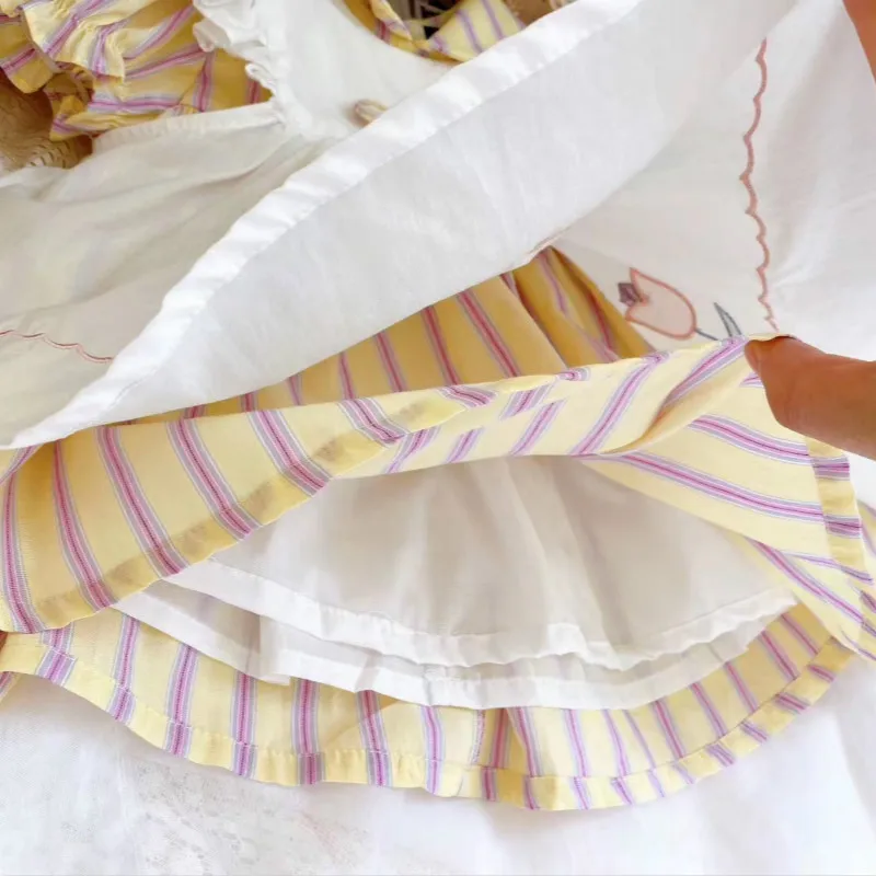2020 Poletje Novo VTG Otrok Obleko Otrok Lolita Obleko Baby Obleko Lutka Obleko Baby Dekleta Stranka Poroko Počitnice Obleko