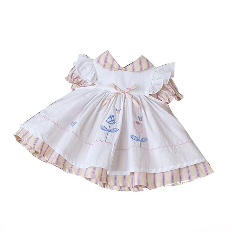 2020 Poletje Novo VTG Otrok Obleko Otrok Lolita Obleko Baby Obleko Lutka Obleko Baby Dekleta Stranka Poroko Počitnice Obleko