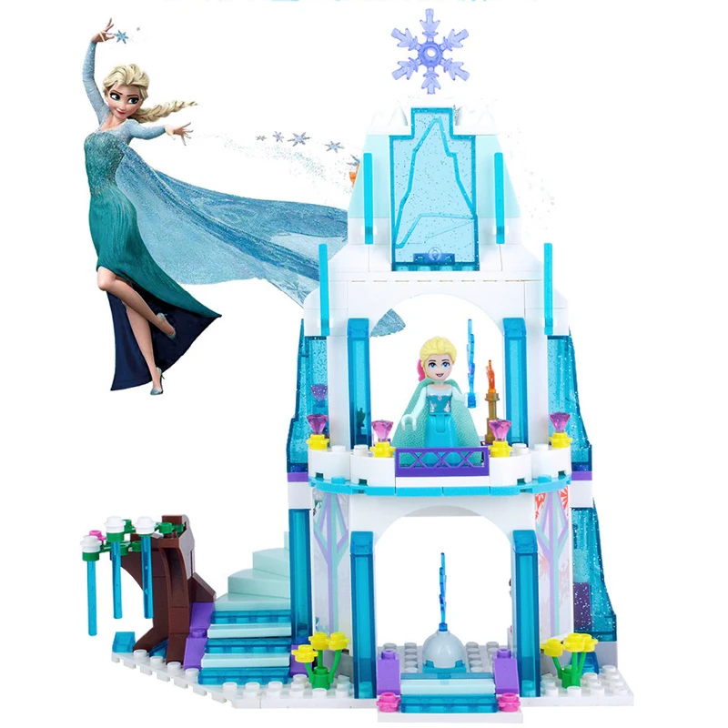 Zamrznjeno 2 Nove Serije, ki je Združljiv s Prijatelji Princesa Set Model Stavbe, Bloki, Opeke Igrače Najboljše Darilo za Otroke