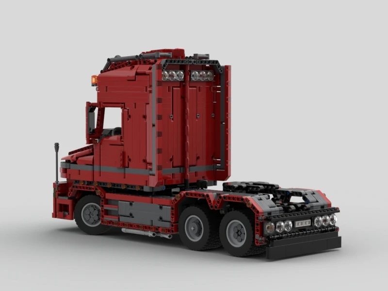 NOVO MOC Tehnika tovornjak priklopnika blok Scania truck t 580 torpedo DIY skupščine otrok za izobraževanje igrača darilo model moc-57465