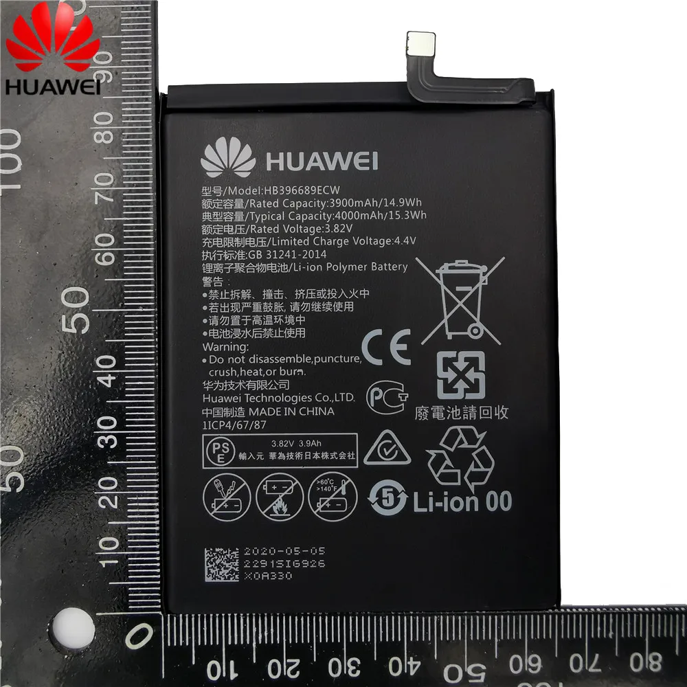 Originalni Nadomestni Telefon Baterija Za Huawei Mate 9 Mate9 Pro Čast 8C Y9 2018 Različica HB396689ECW Polnilna Baterija 4000 mah