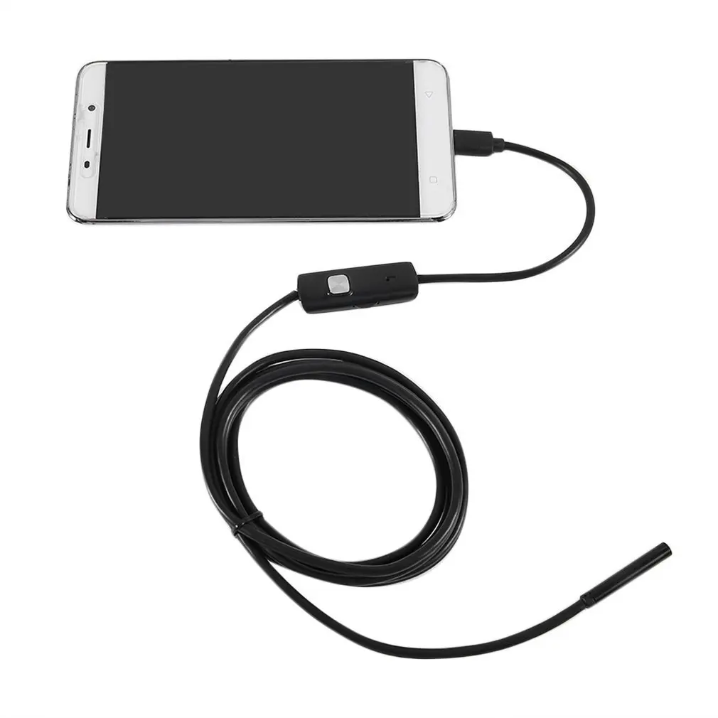 720P Cev Endoskop 5,5 mm 2M Micro USB, HD Kamera Borescope Pregled za PC Android Telefon IP67 Nepremočljiva Področje 6 Belih Led 66