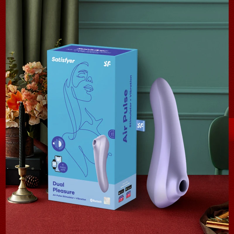 Satisfyer dvojni užitek Sesanju vibrator za ženske APLIKACIJO Bluetooth klitoris G spot stimulator nastavek bedak Sex Igrače Za Ženske