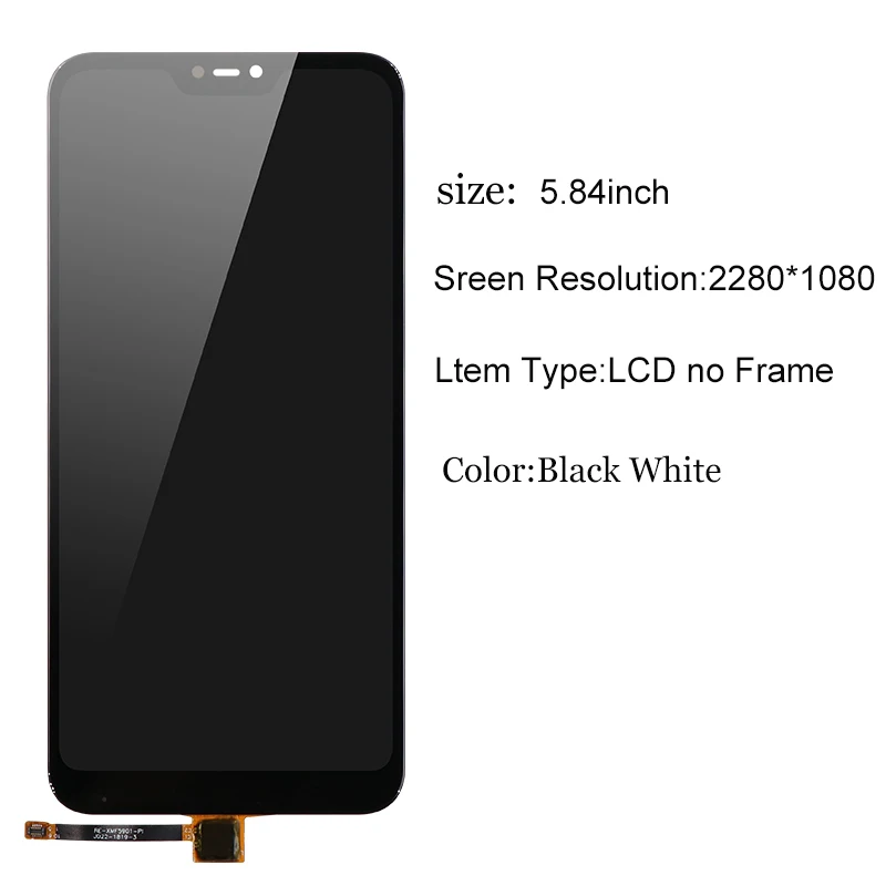 10-Touch Original Za Xiaomi Redmi A2 lite LCD Zaslon na dotik Računalnike Zamenjava Redmi 6 pro zaslon Skupščine