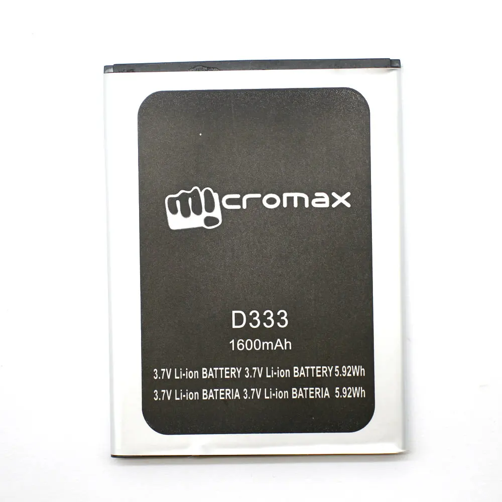 1Pcs Visoke Kakovosti Novo Izvirno D333 Baterija za Micromax D333 Mobilnega Telefona, ki je na zalogi + Skladbo Kode