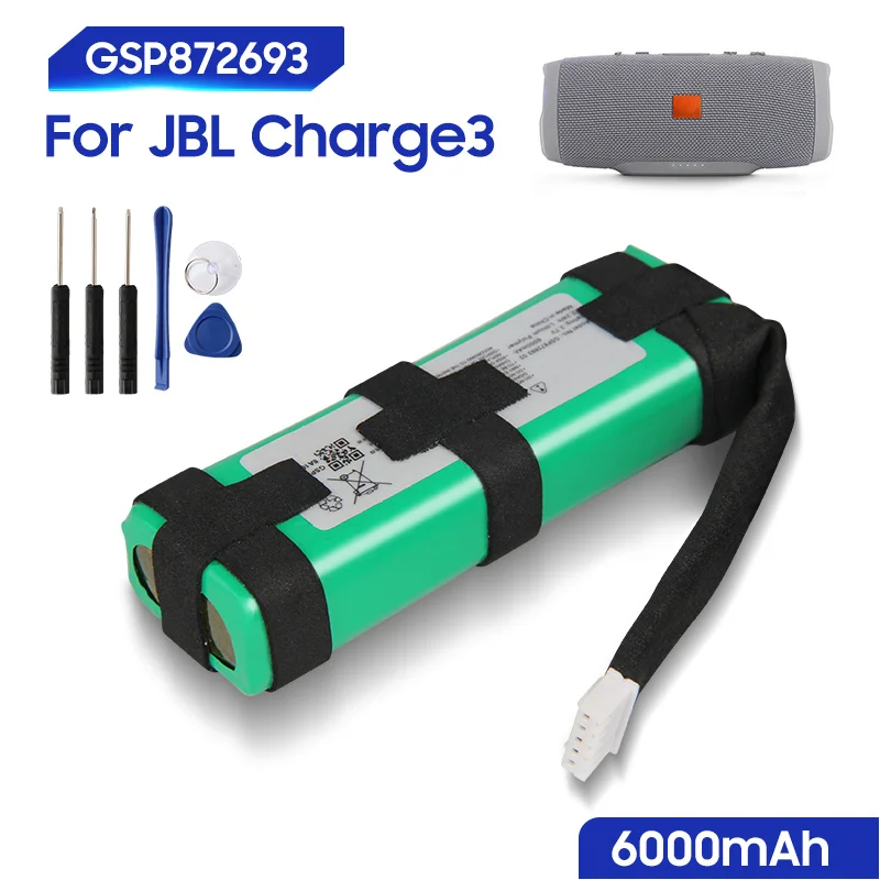 Originalne Nadomestne Baterije Za JBL Charge3 Polnjenje 3 GSP872693 GSP1029102A Bluetooth Audio (zvok Bluetooth Zunanji Zvočnik Resnično 6000mAh