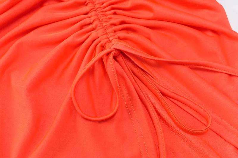 Evropa Amerika Vroče Prodaje Seksi Krilo 2020 Jeseni Ženske Obleke Nove Tesen Vrvico Oranžno Rjave Nočni Klub Stranka Krilo