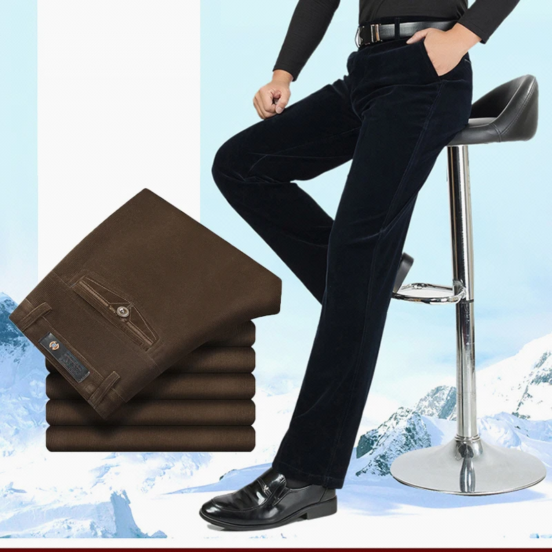 Čisto nov jeseni in pozimi poslovni moške hlač hlače korejska različica pritoka moške hlače Slim velvet moški
