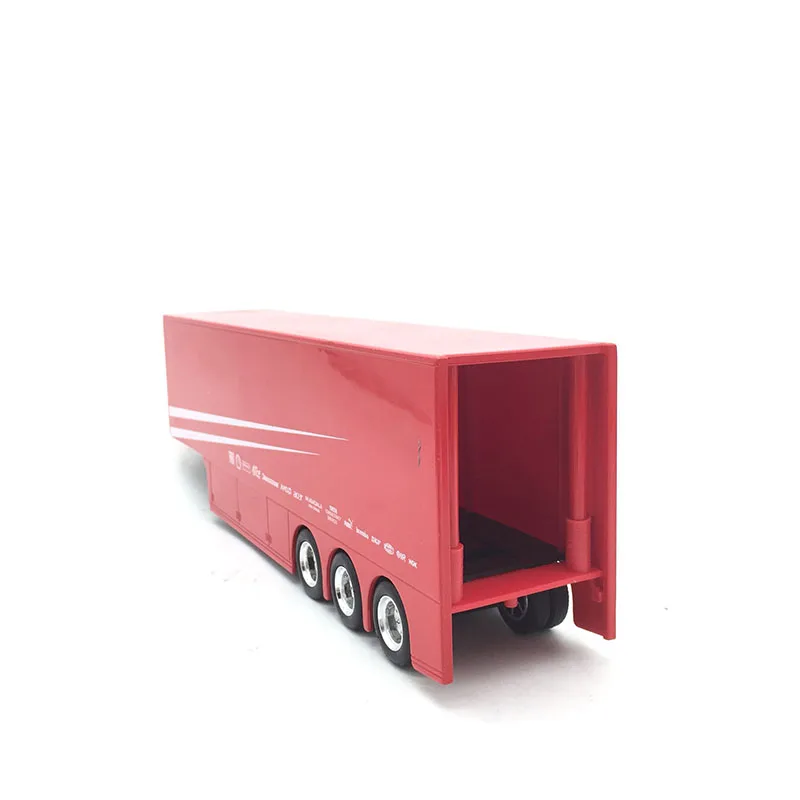 28 CM 1/43 Transporter Prikolico Vgradnjo diecast Tovornjak Spremeniti Toy Model Prikolico Odraslih Zbirka Office Dekoracijo (Ni zadnja Vrata)