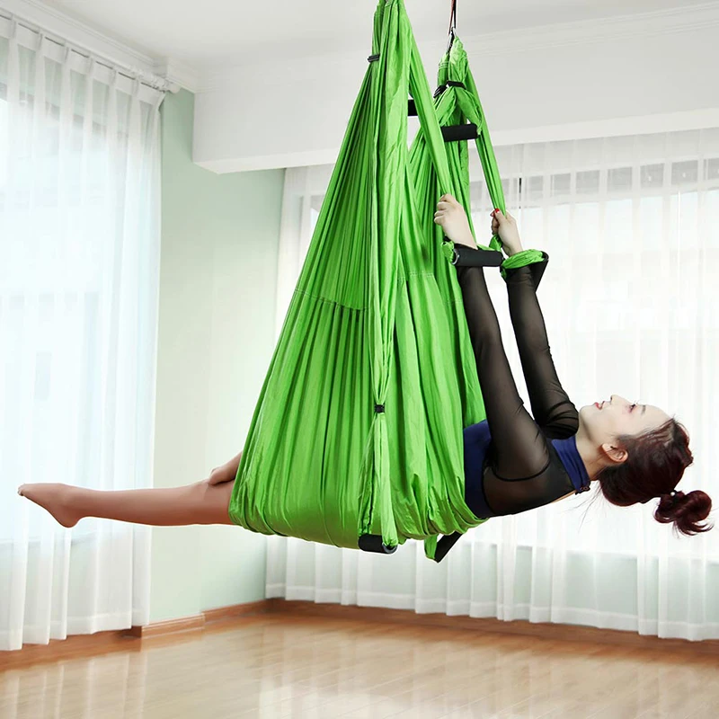 Joga viseči mreži, Antenski Joga Swing Trapezu Anti gravity Uresničevanje Inverziji Usposabljanje Zanko Komplet Zračnih Joga Swing Trapezu