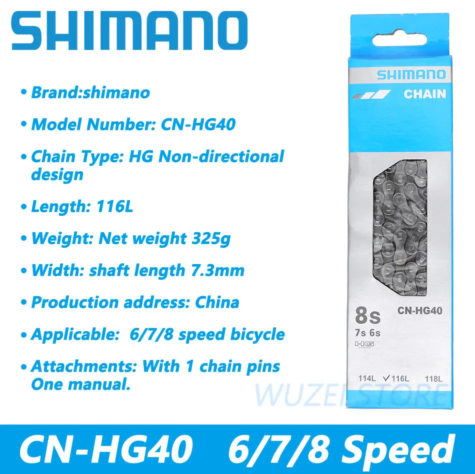 Shimano HG50 8S Kolo Verige 6/7/8/9 Hitro Gibljive Verige 112L Cesti/ MTB Gorsko Kolo Kolo Pribor HG40 Boxed verige 116L