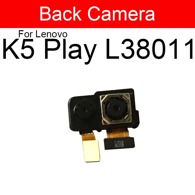 Spredaj Sooča & Nazaj Zadnja Modula Kamere Flex Kabel Za Lenovo K5 K350T Igrajo L38011 Pro L38041 K5S L38031 Velik Fotoaparat rezervnih Delov