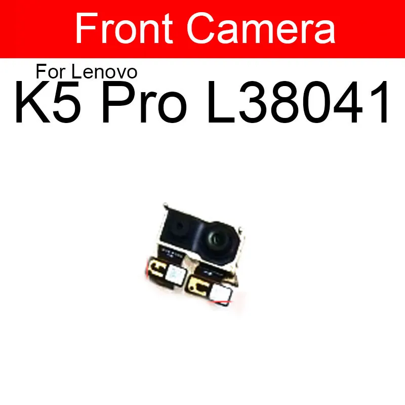 Spredaj Sooča & Nazaj Zadnja Modula Kamere Flex Kabel Za Lenovo K5 K350T Igrajo L38011 Pro L38041 K5S L38031 Velik Fotoaparat rezervnih Delov