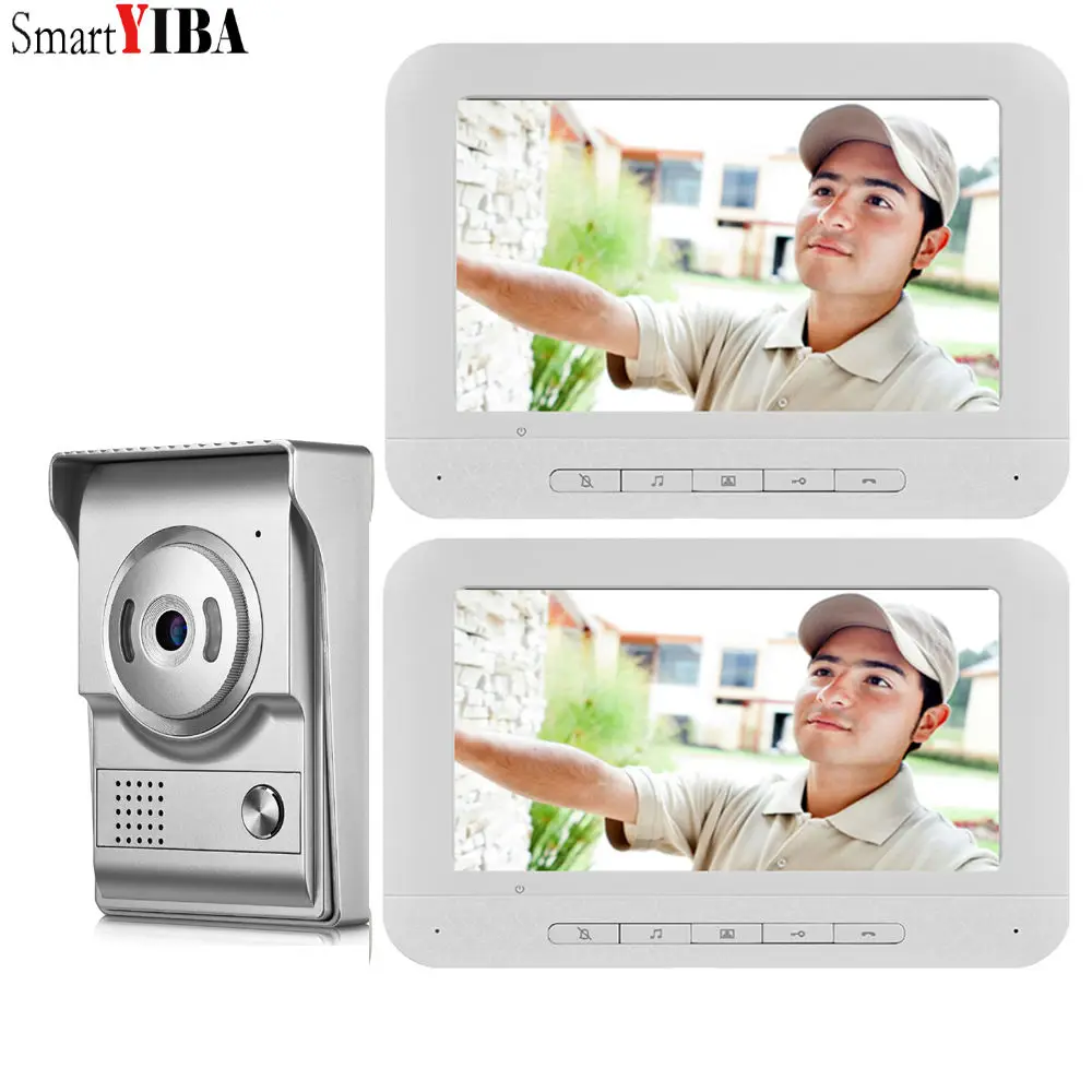 SmartYIBA Video Zvoni Zvonec Fotoaparat Visual Interkom Night Vision Dvosmerni Interkom Video Vrata Telefon Video Vrata Vstop Telefonski Klic