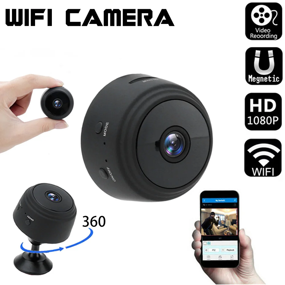 A9 Mini IP Kamero 1080P Night Vision Senzor Kamere Gibanja DVR Mikro Šport Video Majhen Fotoaparat Daljinsko Spremljanje Telefon App