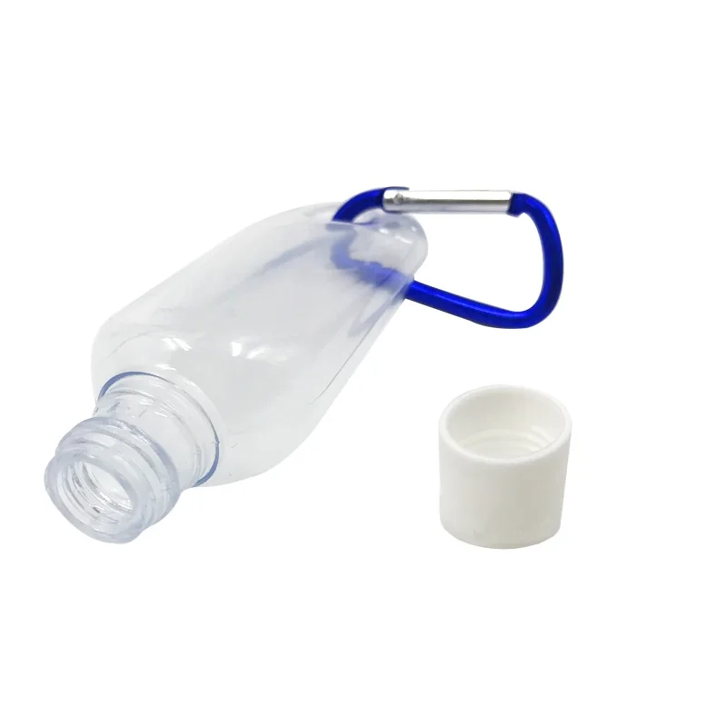 50Pcs/Veliko 30ml 60ml Prazno ponovno napolniti Steklenico Z ključe Potovanja Prozorno Plastično Parfum Majhne Hand Sanitizer Steklenico