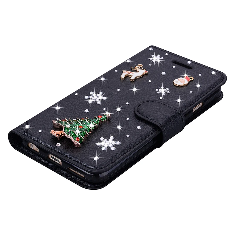 Za iphone Mini 12 11 Pro Max Primeru telefon Za iphone X XS XR iphone 6s 7 8 Plus SE 2020 Božič Flip Usnjena Denarnica Pokrov kartice