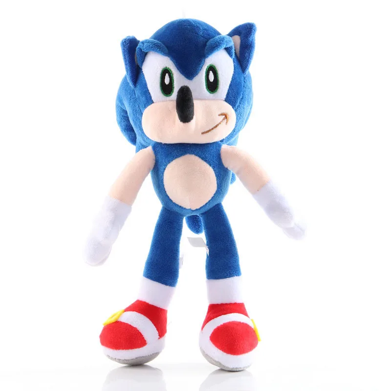 28 cm 6 vrst Sonic Plišastih Lutka Igrače, Črna, Modro Rumena Sonic Mehki Pliš Plišaste Igrače Vroče Igre Lutka Za Otroke Božična Darila