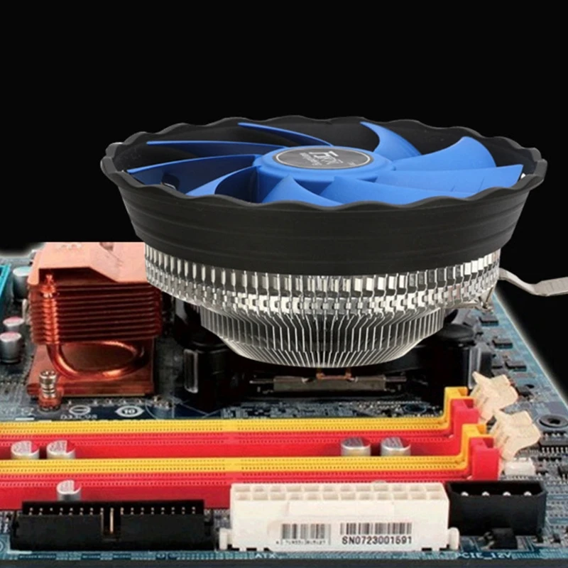 12 cm Rezilo iz Aluminija PC CPU Hladilnik Hladilni Ventilator Za Intel 775/1155 AMD 754/AM2