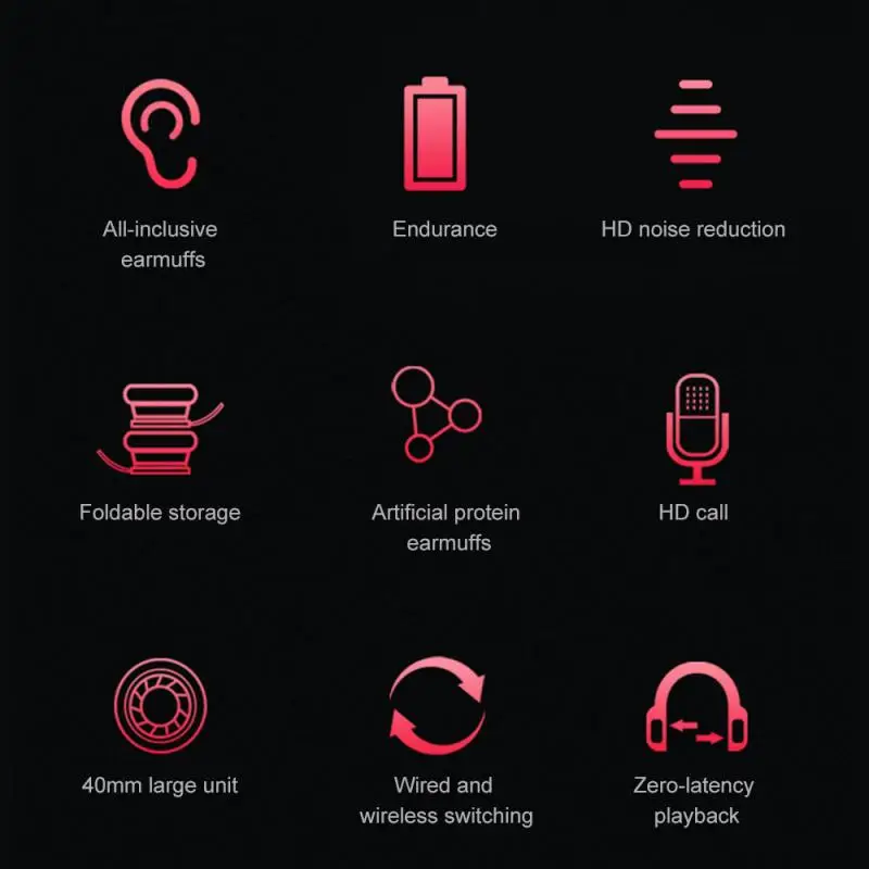 HI-fi Stereo Slušalke Bluetooth Slušalke Z Mikrofon Za Mobilne Xiaomi Iphone Sumsamg Tablet Glasbo, Slušalke FM In Podpora SD Kartice