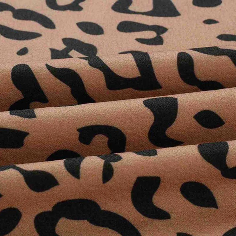 2020 Seksi Priložnostne Nezakonitih Krilo Poliester Ženske Visoko Pasu Strani Split Mešanica Leopard Bodycon Krilo Nova