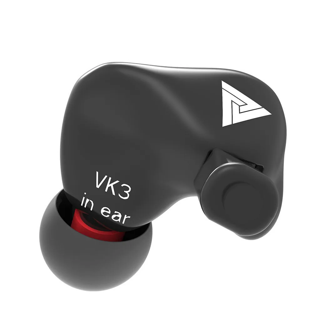 QKZ VK3 Universal 3,5 mm V Uho Žične Slušalke HiFi Glasbeni Šport Slušalke z Mikrofonom Računalnik Čepkov Za Mobilni Telefon za ios Android